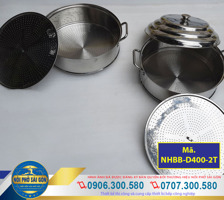 Chõ hấp bánh bao bằng điện, xửng hấp bánh bao được sản xuất từ chất liệu inox 304 cao cấp, bền đẹp. Đảm bảo an toàn vệ sinh thực phẩm. 