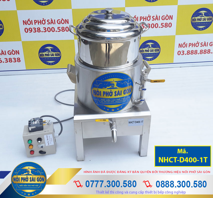 Địa chỉ mua nồi điện hấp cơm tấm, nồi hấp cơm công nghiệp NHCT-D400-1T giá tốt chất lượng tại TPHCM.