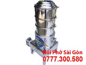 Nồi Đồ Xôi Điện Công Nghiệp 3 Tầng NHX-D400-3T