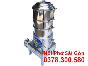 Nồi Nấu Xôi Bằng Inox 3 Tầng NHX-D400-3T