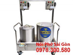 Bộ Nồi Nấu Phở Điện Đôi 30L-60L