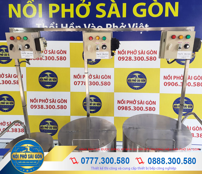 Bộ nồi nấu phở bằng điện tiêu chuẩn được trang bị hệ thống điện thông minh. Với bảng điều khiển rời. Được tích hợp sẵn 2 chế độ tăng tốc và điều chỉnh nhiệt độ.